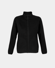 Personalisierbare Herren-Mikrofleecejacke aus recyceltem Material - Schwarz