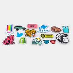 Personalisierbare formgeschnittene Sticker